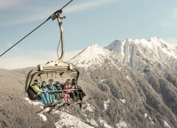 die Aussicht am Lift genießen