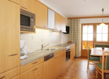 Küche im Appartement Mitterberg