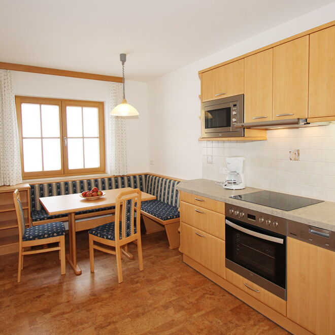 cosy kitchen in the Planai flat